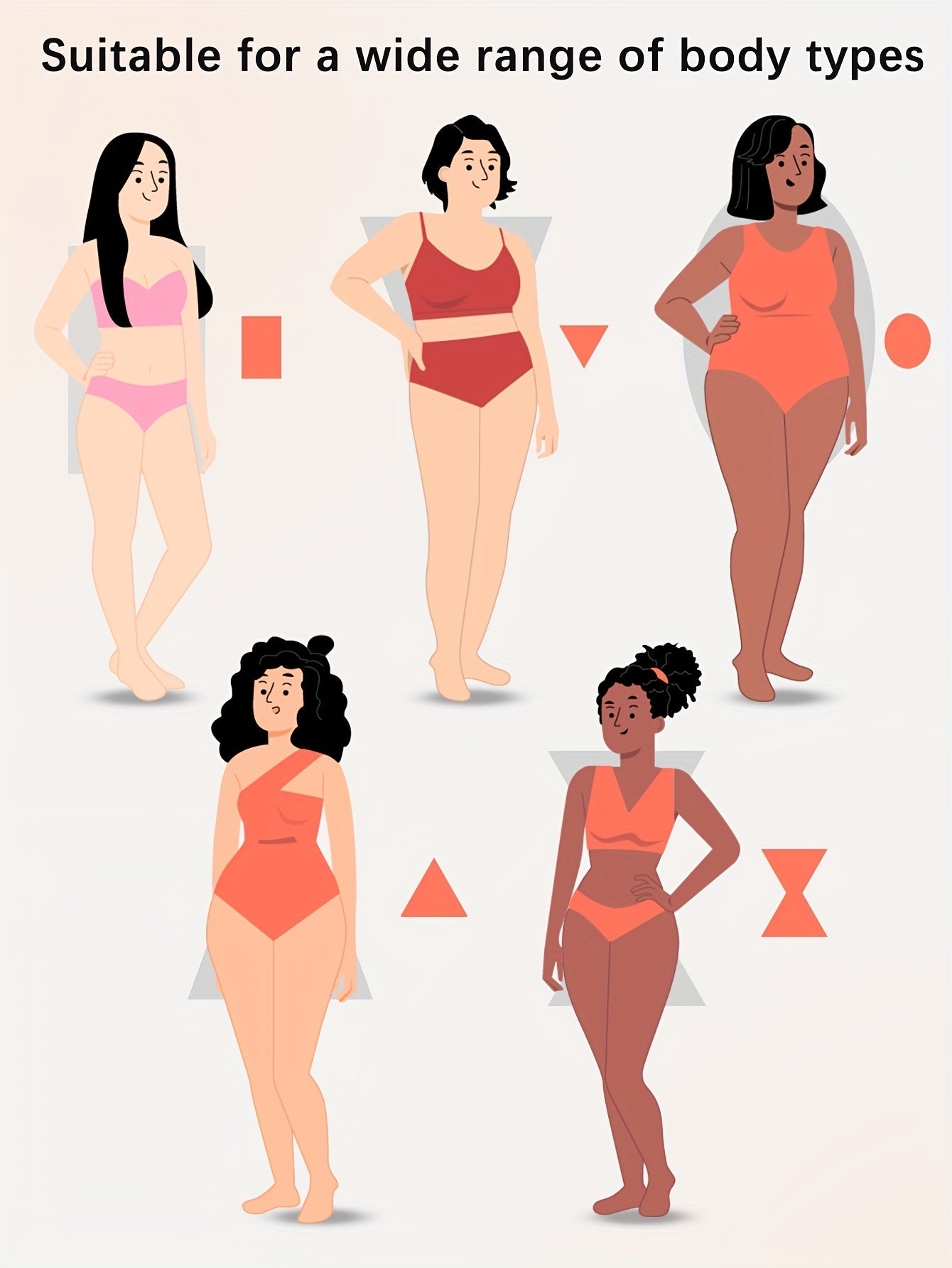 3er-Pack Nahtlose Figurformende Bodysuits für Damen