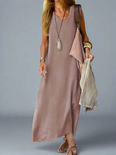 Hedwig | Sommerkleid mit Fließendem Schnitt und Natürlichem Stil