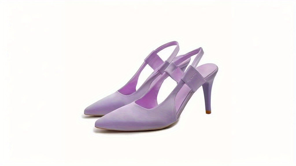 Elegante Slingback Sandalen mit Stiletto-Absatz Retro-Design