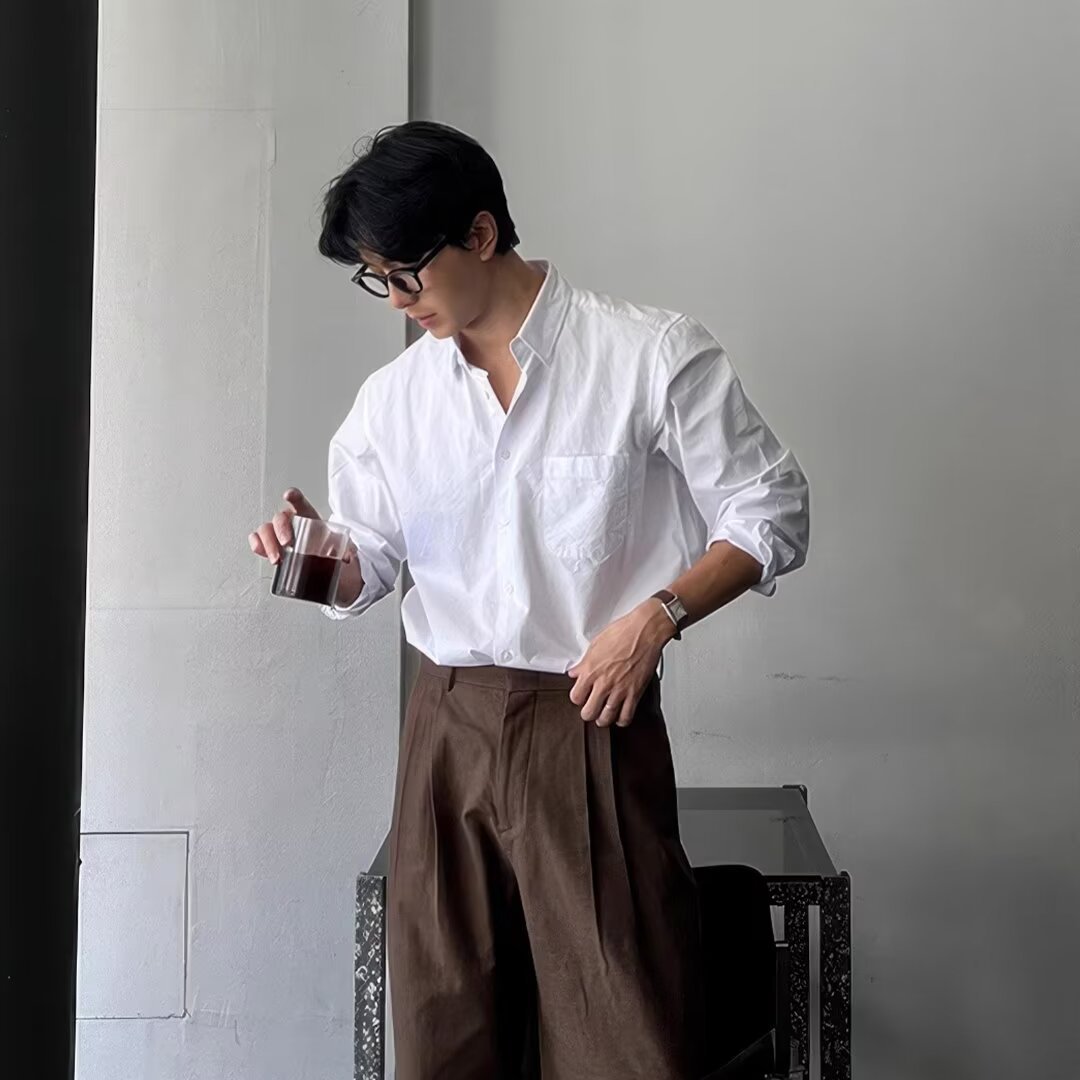 Daniel - Langarmhemd aus Baumwolle