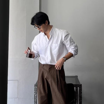 Daniel - Langarmhemd aus Baumwolle