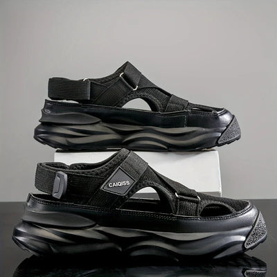 Oswin - Rutschfeste Sandalen mit Haken und Ösen für Männer