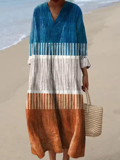 Emily – Casual Floral Long Dress