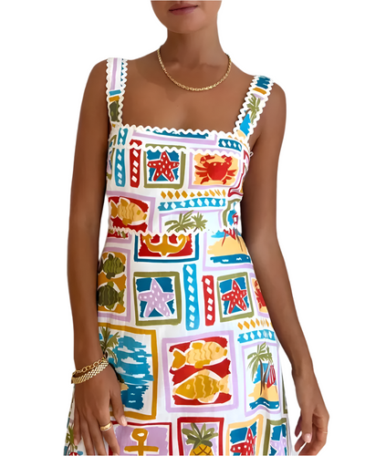 Leila - Graffiti Lace Allure Kleid