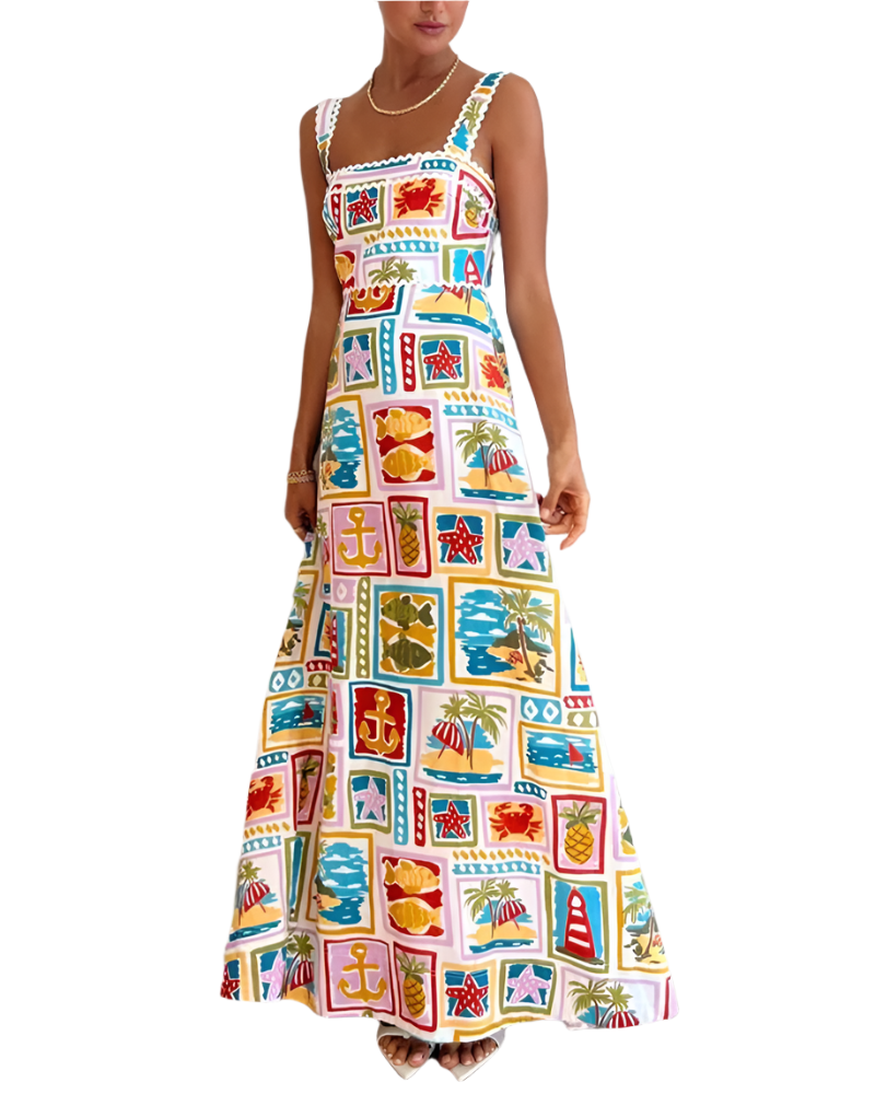 Leila - Graffiti Lace Allure Kleid