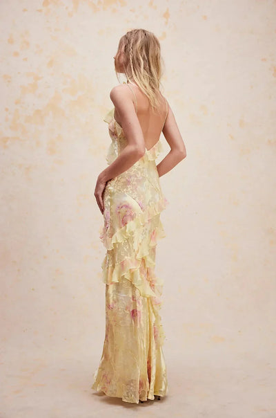 Amanda - Leichtes ärmelloses Maxikleid