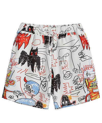Harold – Graffiti 3D Lässige Herren-Shorts