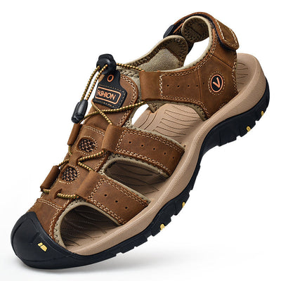 Warren – Modische Herren-Sandalen aus veganem Leder für den Outdoor-Sport