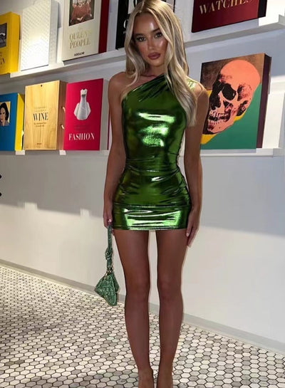 Charlotte – Asymmetrisches One-Shoulder-Nachtclub-Kleid