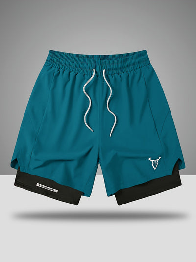 Fabian Sportshorts mit geometrischem Muster und leichtem Stretch für Herren