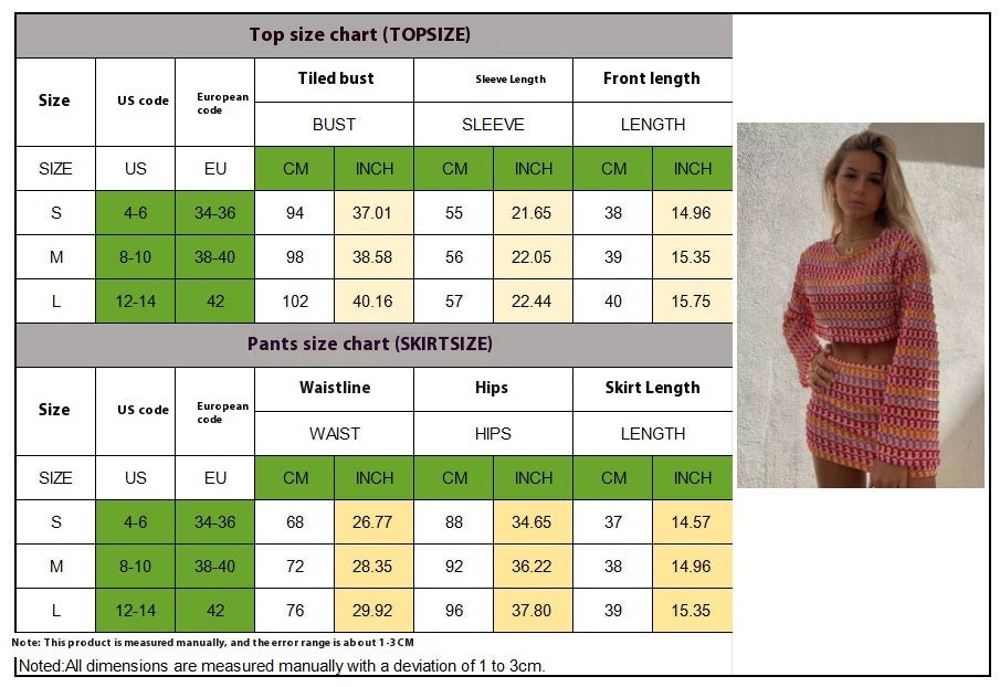 Audrey – Spitzen Midriff Outfit mit Glockenärmeln