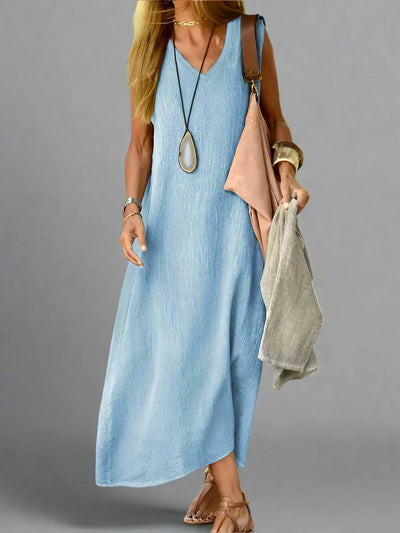 Hedwig | Sommerkleid mit Fließendem Schnitt und Natürlichem Stil