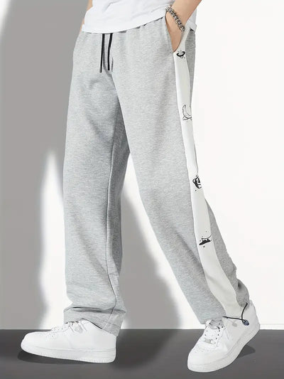 Gary - Elastische Herrenhose mit Kordelzug