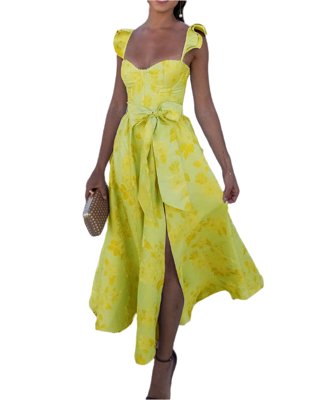 Daisy - Kleid mit Schmetterlingsdruck und Schleife