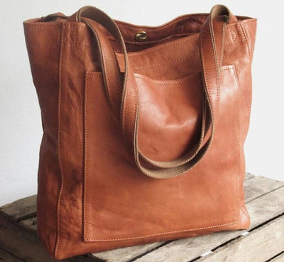 Sue – Weiche Tragbare Schultertasche mit Vintage-Design und Tasche
