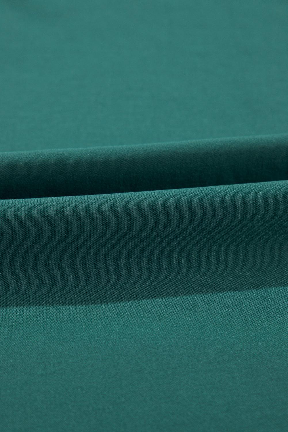 Damen Maxikleid mit Gürtel und V-Ausschnitt