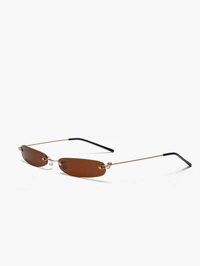 Ava | Minimalistische Randlose Sonnenbrille