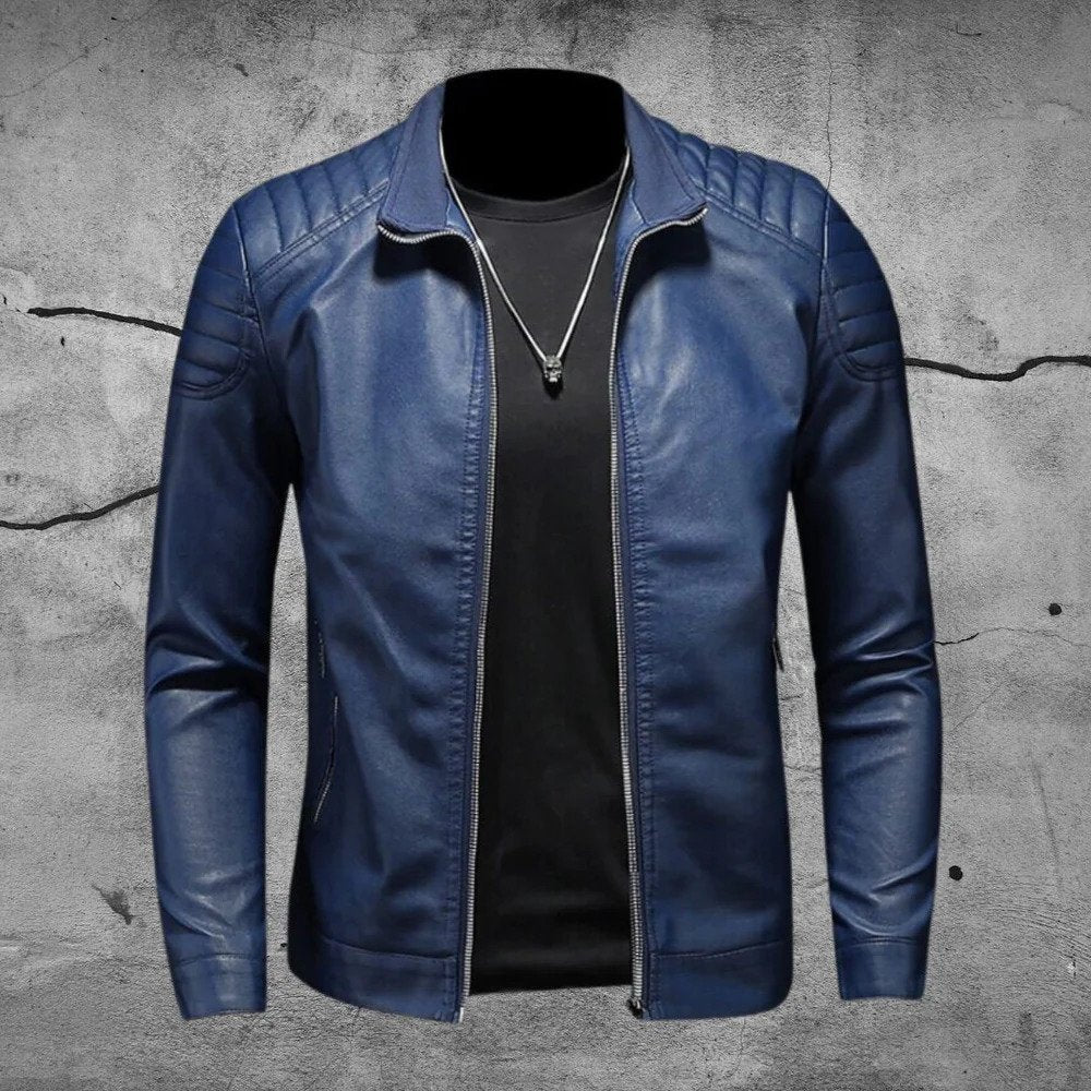 Elegante Premium Bikerjacke für Herren | Langarm