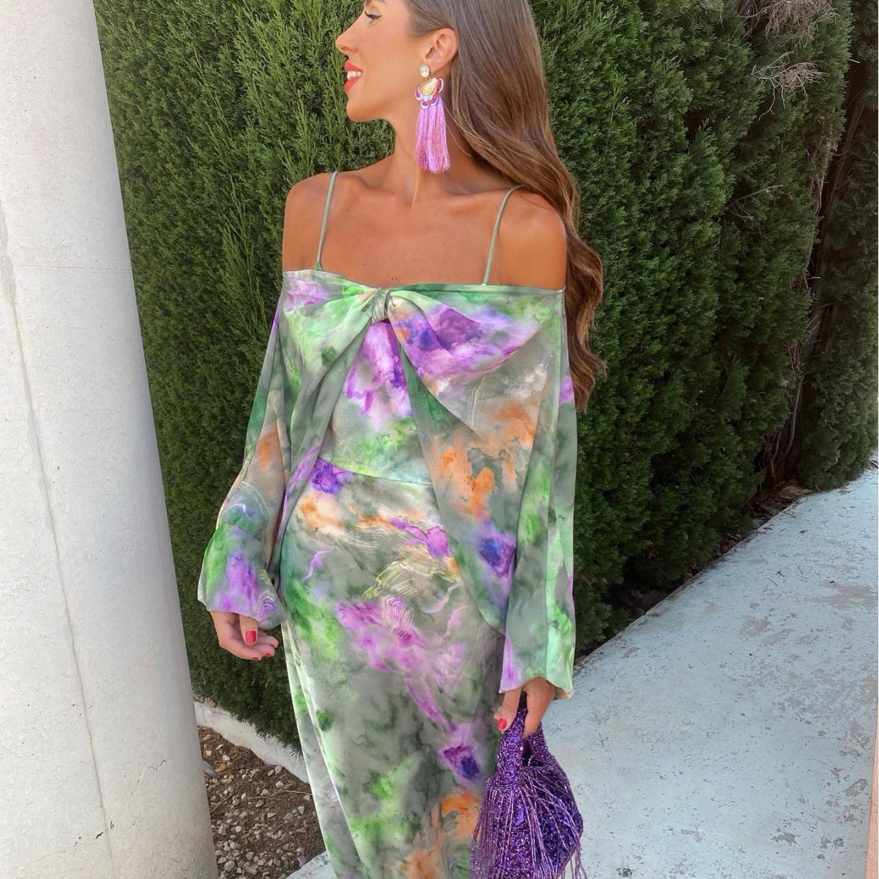 Anna – Elegantes Strandkleid mit Blumenmuster