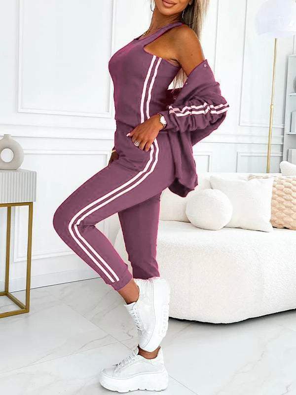 Yasmine - Set aus Baseballjacke und 3-teiligen Hosen