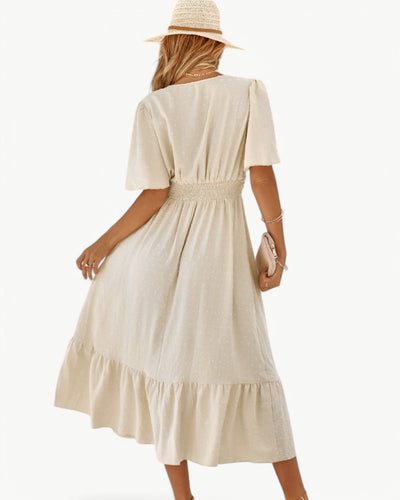 Lily | Leichte Sommerkleid mit V-Ausschnitt