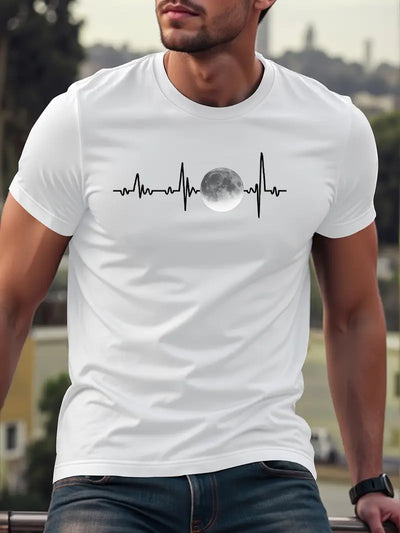 Augustin - Elegantes Rundhals T-Shirt für Herren