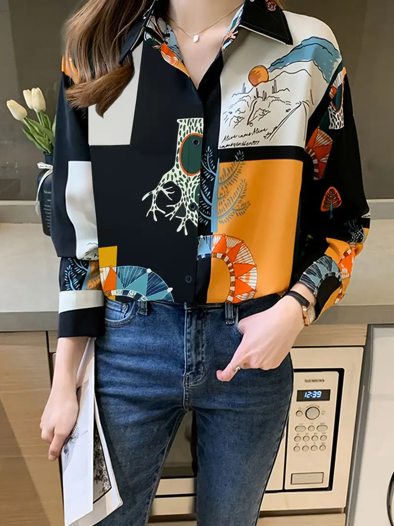 Birgit - Künstlerische Bluse