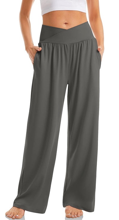 Jane – Damen Cross Waist Yoga-Hose Sporthose