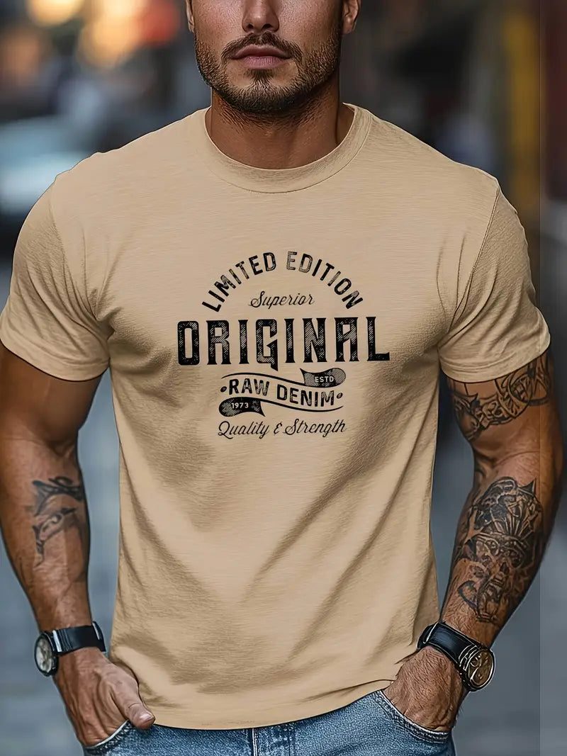 Tobias - Elegantes Rundhals T-Shirt für Herren