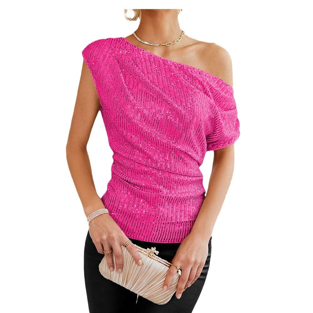 Joan – Modisches Pailletten-Top für Damen