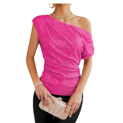 Joan – Modisches Pailletten-Top für Damen