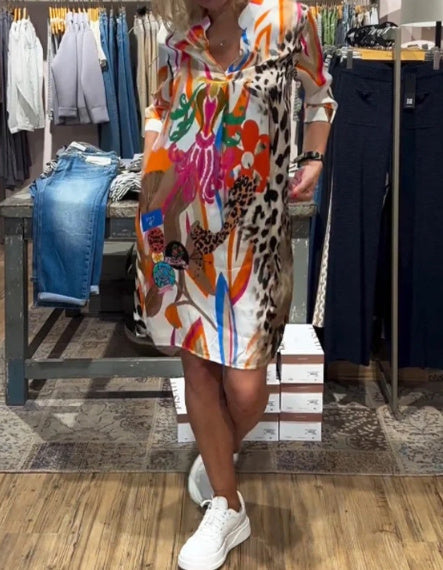 Hayley – Leichtes Damen Strandkleid im Tunika-Stil