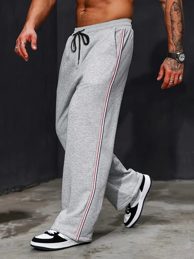 Edmund - Lässige Jogginghose mit Streifen und Kordelzug für Herren