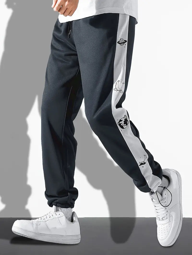 Gary - Elastische Herrenhose mit Kordelzug