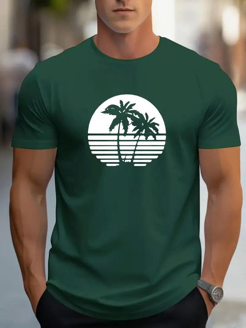 Johnson - Herren Casual Rundhals-Shirt