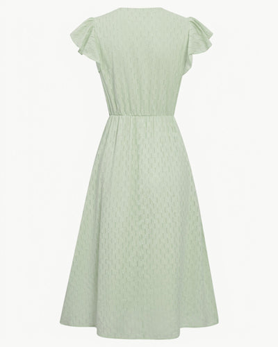 Noa-Liv | Elegantes Midikleid mit Flügelärmeln