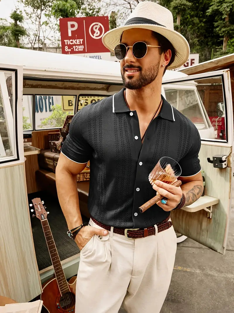 John - Kurzärmliges Poloshirt für Herren im Sommer