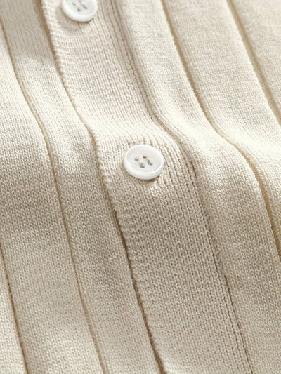 Stilvolles Strickhemd mit Kurzarm