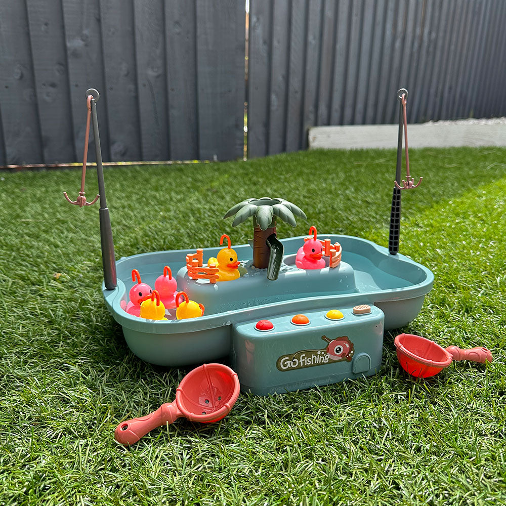 Splash & Catch – Interaktives Wasserfischspiel für Kinder, das Koordination und Fantasie fördert