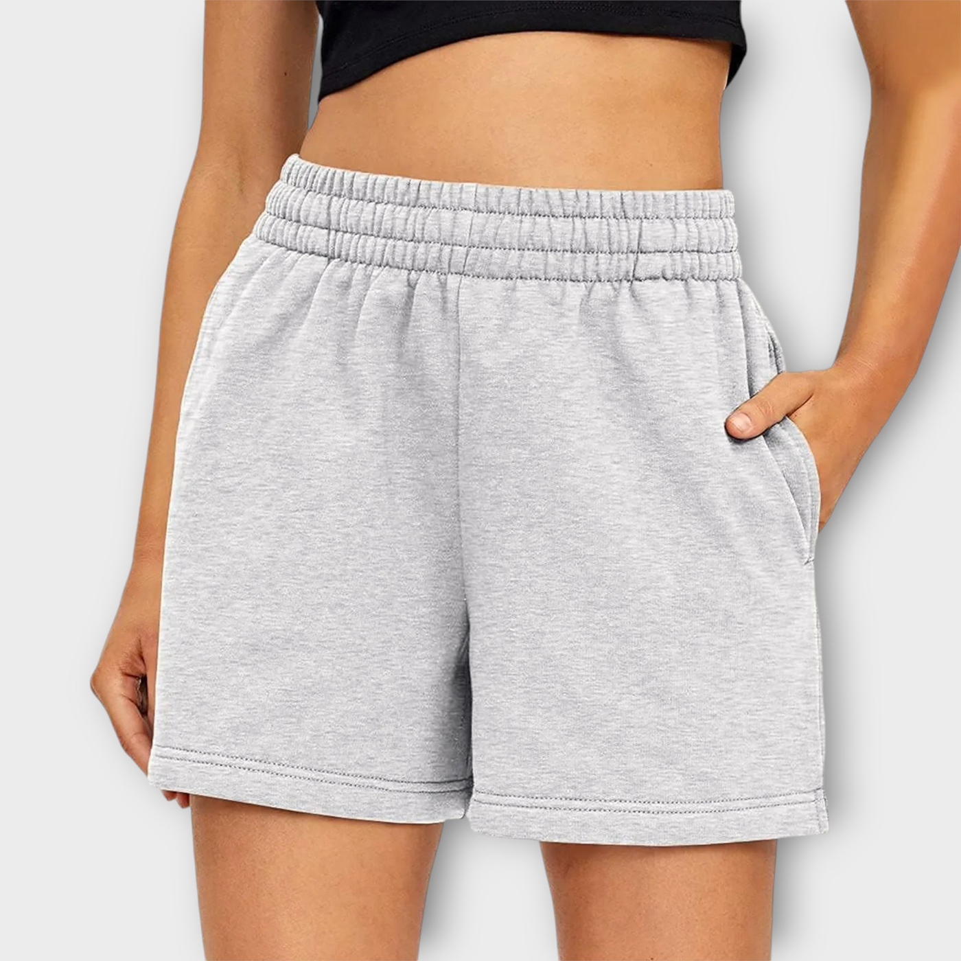 Damen Sommer-Shorts mit elastischem Bund