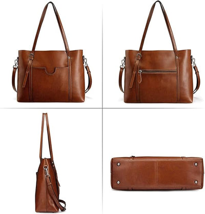 Luxuriöse vegane Strandtasche – Große Tote Bag aus veganem Leder