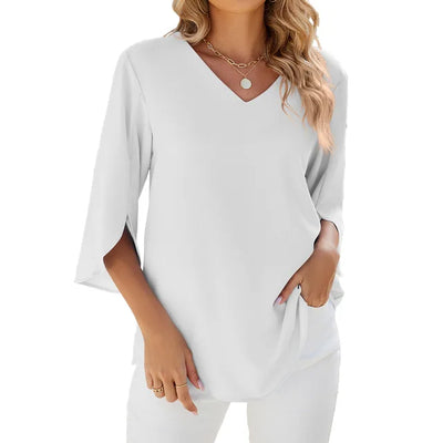 Cara™ | Bluse mit V-Ausschnitt