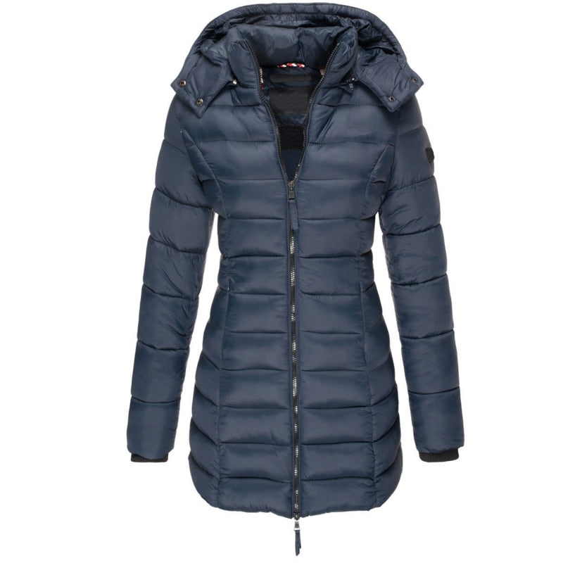 Lara – Lange Daunenjacke