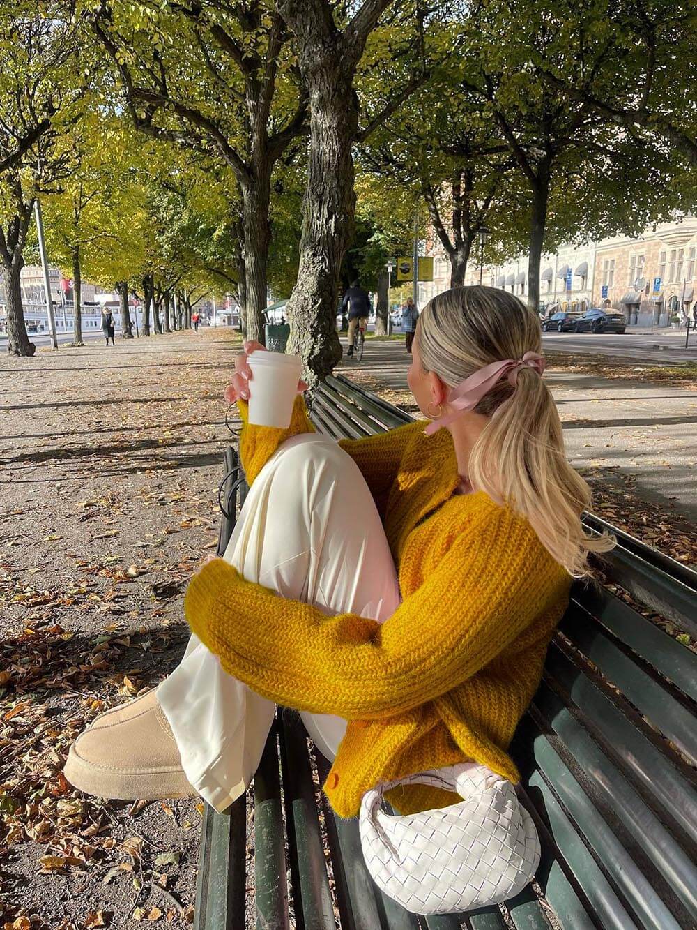 Lässiger Stil Lockere Einfarbige Langarm-Cardigan