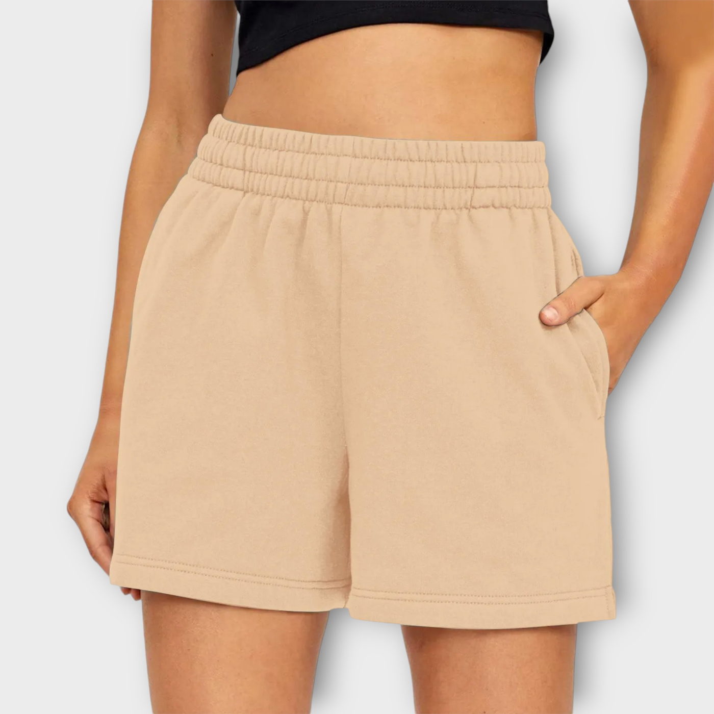 Damen Sommer-Shorts mit elastischem Bund