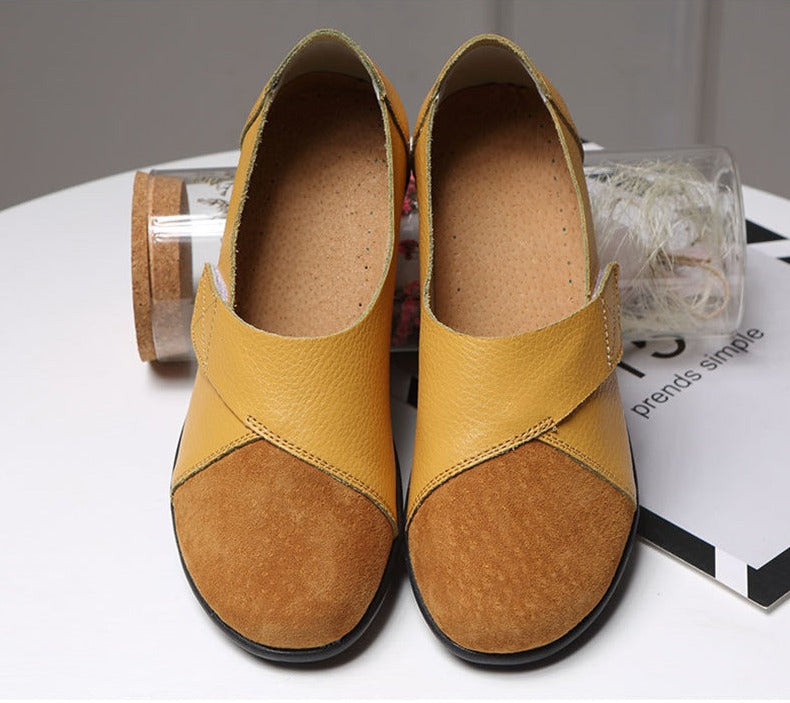 Hochwertige orthopädische Schuhe aus echtem, bequemem Leder Loafers