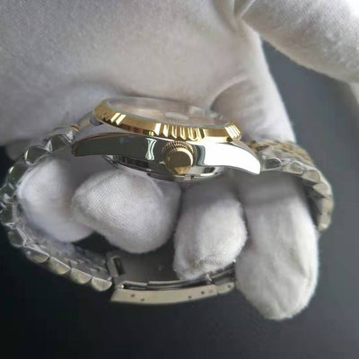 Edelstahl Automatikuhr Arabische Ziffern Nr. 420