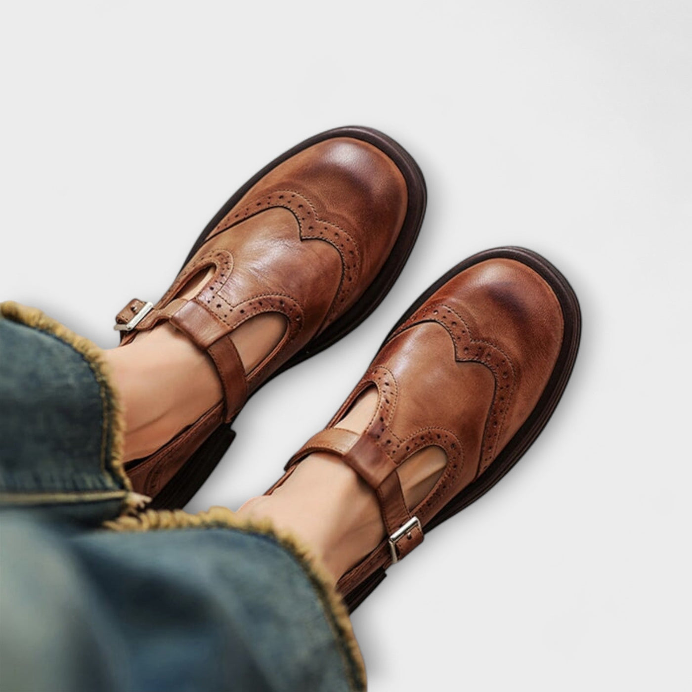 Sarolta – Leder Mary Janes