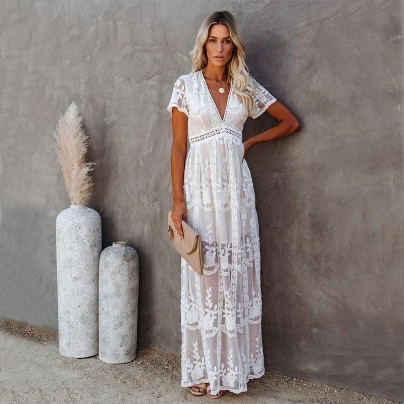 Aniek™ - Maxi Kanten Ibiza Kleid