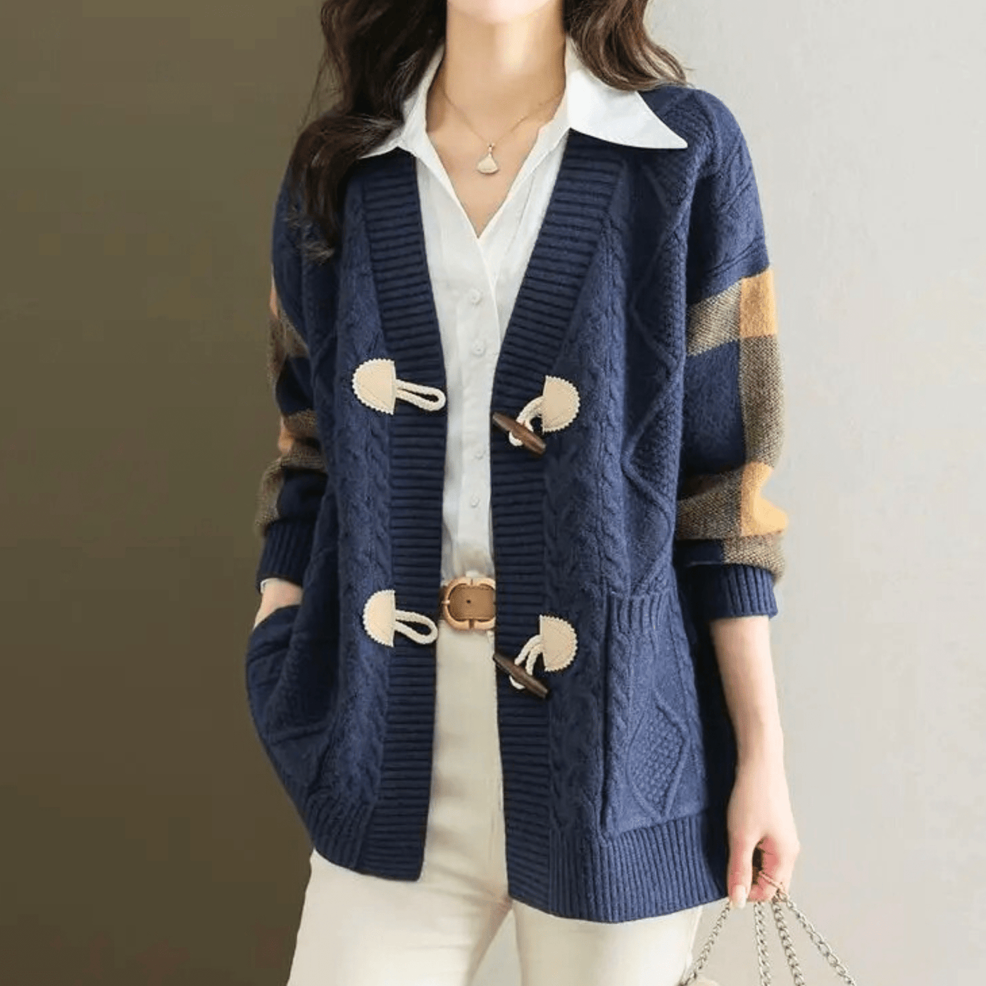 Blaire Eleganter Cardigan mit Taschen für Damen